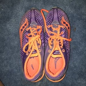 Saucony racing track flats, great condition